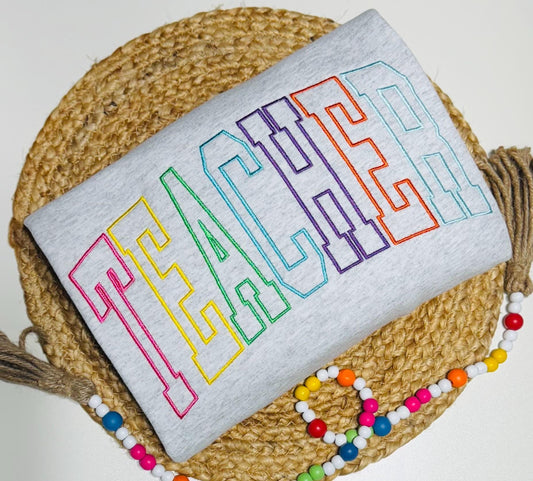 Teacher shirts, Teacher appreciation gift, Teacher gifts, Colorful teacher shirt, Teacher appreciation, Teacher shirt